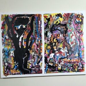 Abstract Colorful Art Canvas